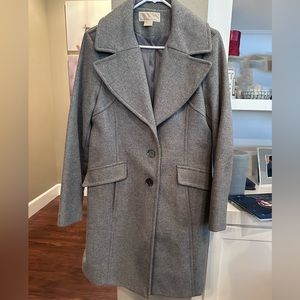 Michael Kors women’s size 12 gray wool coat